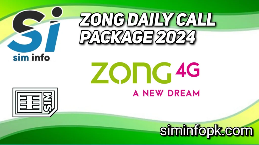 Zong daily call packages