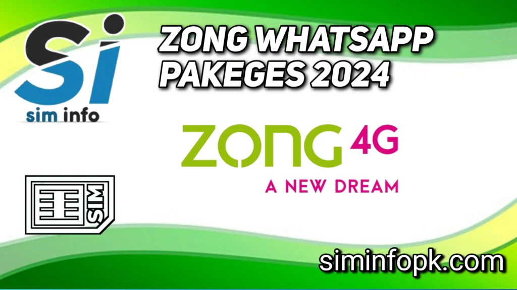 ZONG Whatsapp Packages