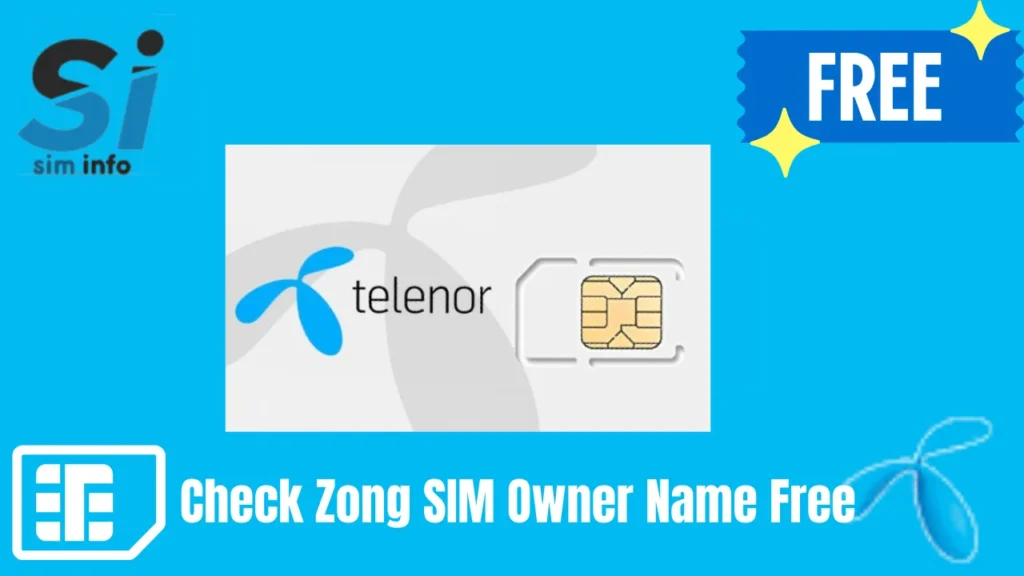 Check Telenor SIM Owner Name