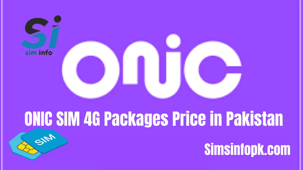 ONIC SIM 4G Packages Price in Pakistan