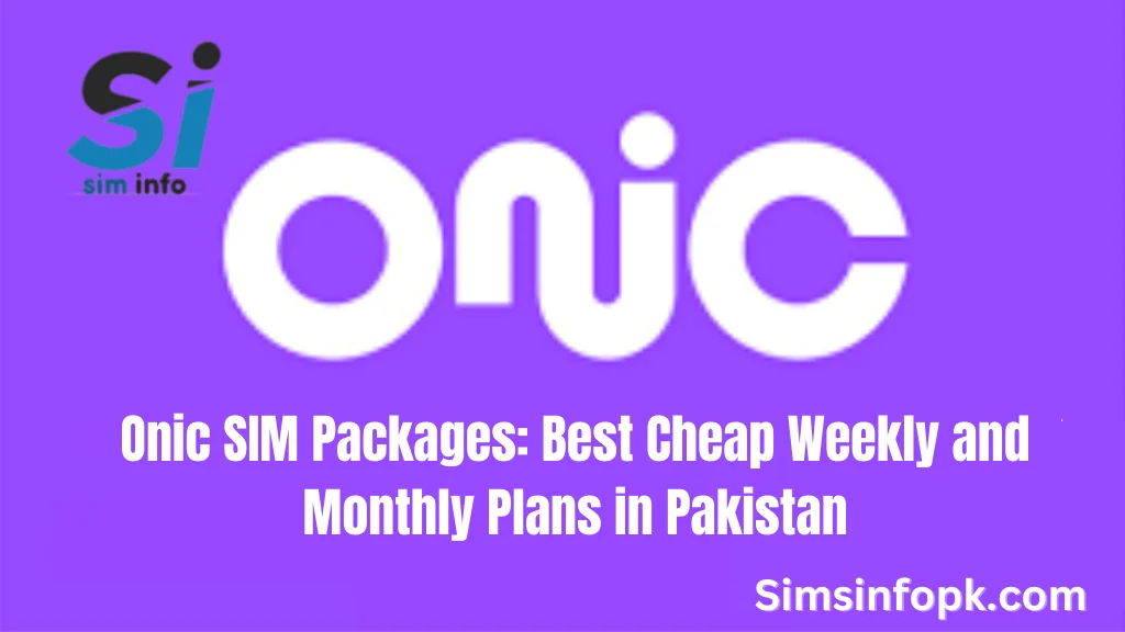 Onic SIM Packages