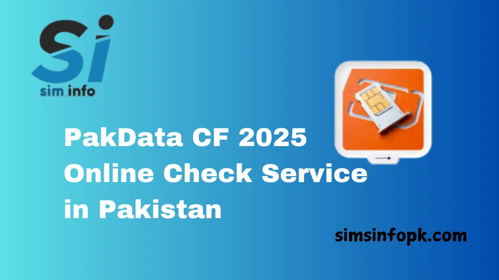 PakData CF 2025 Online Check Service in Pakistan